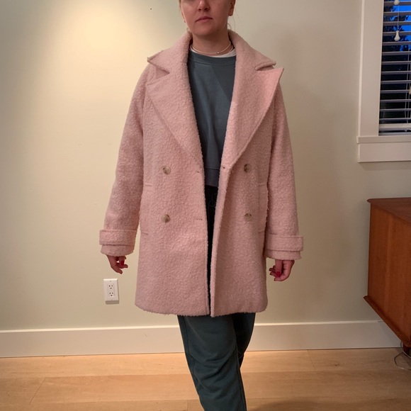 Super cute pink pea coat! - Picture 1 of 4